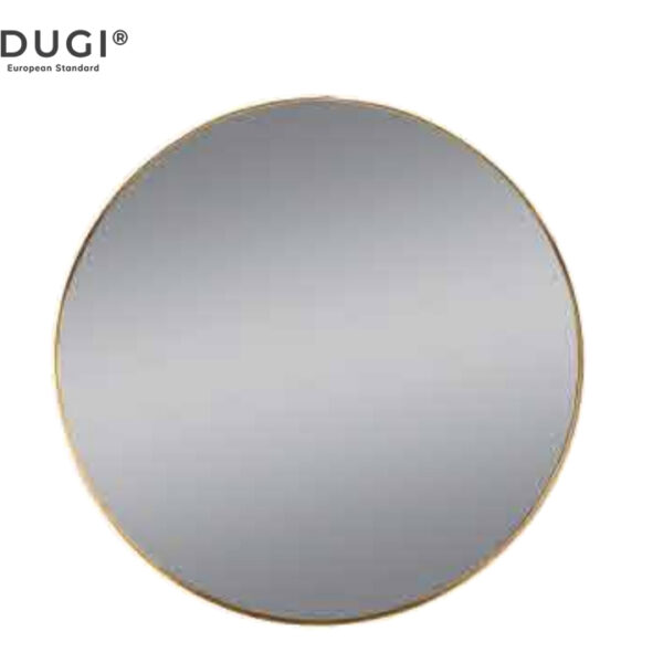 Gương tròn viền vàng Dugi 60cm