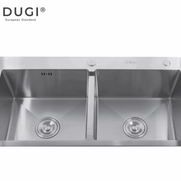 Chậu RB DUGI 2 hố cân HANDMADE DG8245M