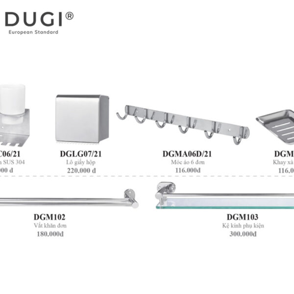 Phụ kiện 6 món DG6M1M mới