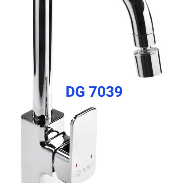 Vòi RB NL gắn chậu có đầu chỉnh Dugi DG7039