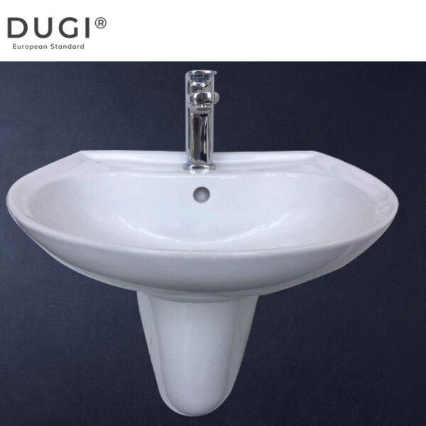 Chậu RM DUGI 1 lỗ (lắp kèm chân lửng DCL019)