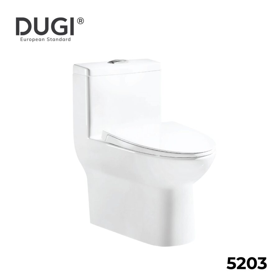 bồn cầu liền khối dugi 5203 chính hãng