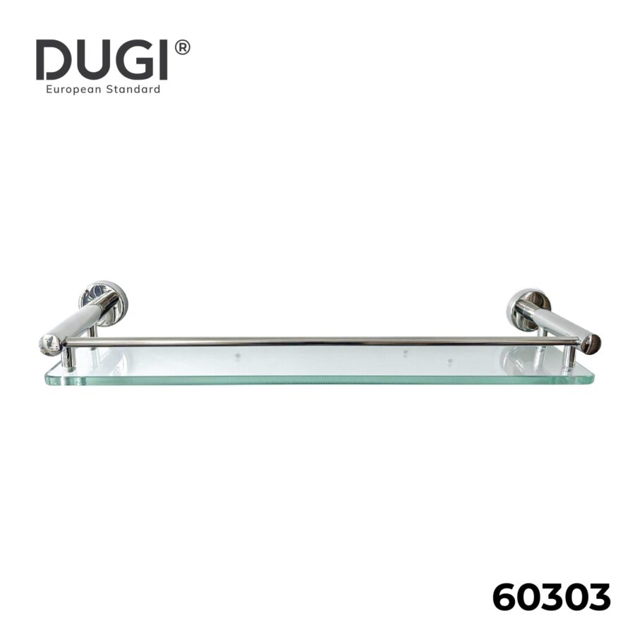 60303 Kệ kính chân tròn Inox DUGI