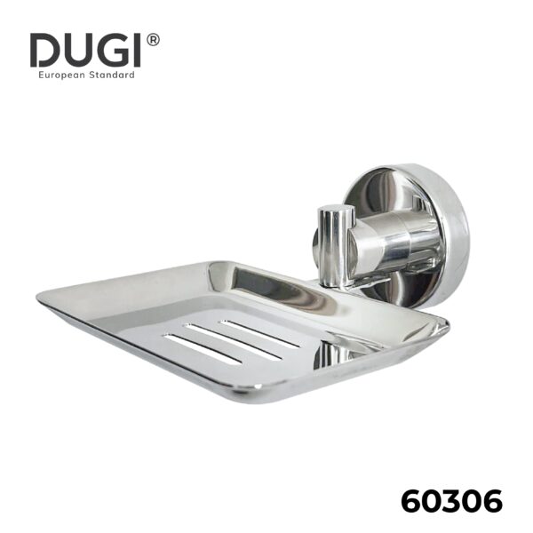 60306 Khay xà phòng chân tròn Inox DUGI