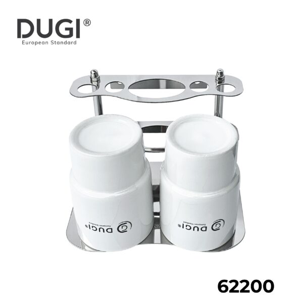 62200 Kệ cốc đôi Inox DUGI