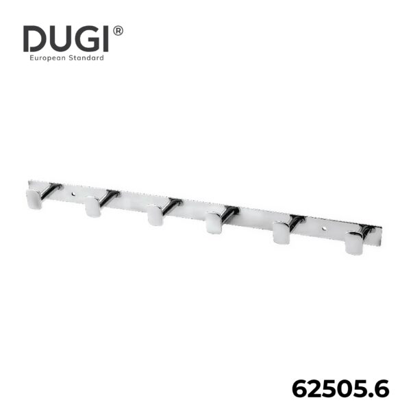 62505.6 Móc áo 6 Inox DUGI