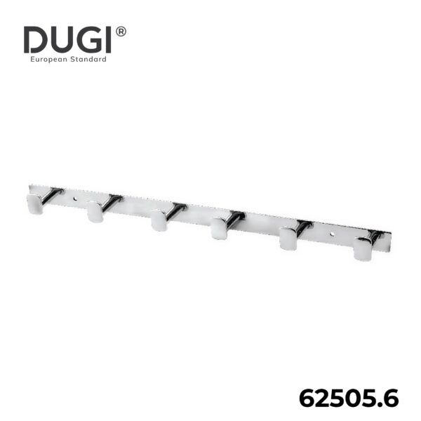 62505.6 Móc áo 6 Inox DUGI