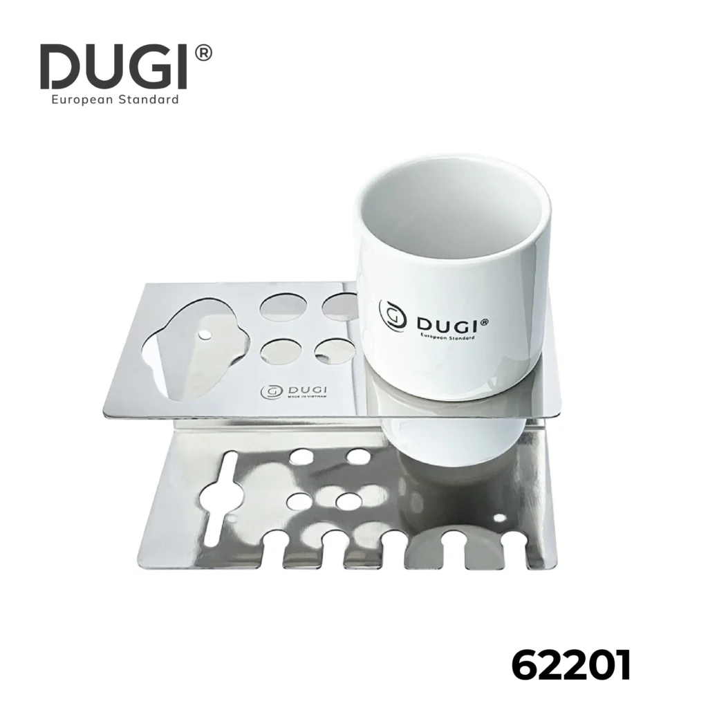 kệ cốc đơn inox dugi 62201 chính hãng