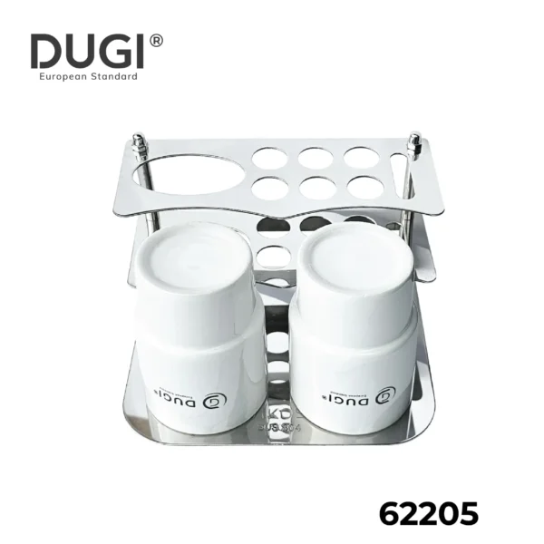 kệ cốc đôi inox dugi 62205 chính hãng