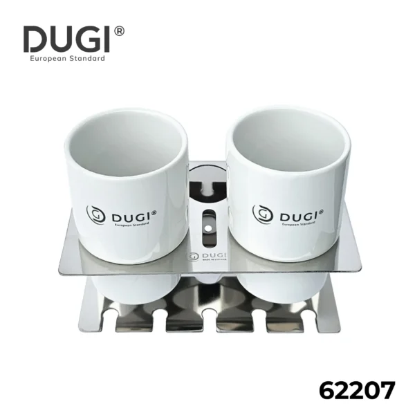 kệ cốc đôi inox dugi 62207 chính hãng
