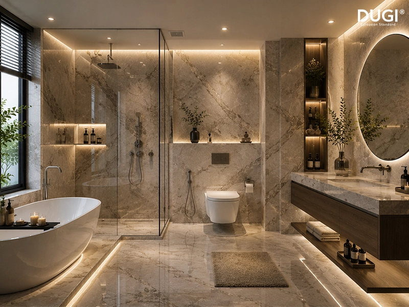 Kết hợp đá marble cao cấp