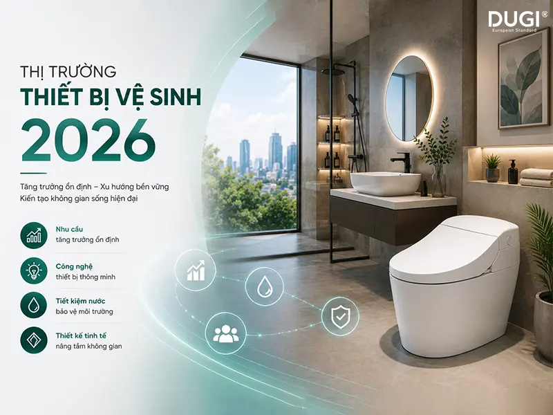 Thị trường thiết bị vệ sinh năm 2026