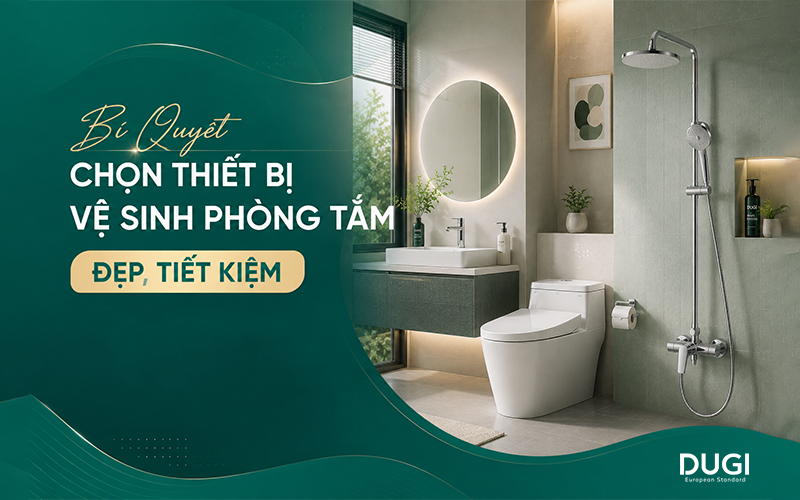 bí quyết chọn thiết bị vệ sinh phòng tắm bền đẹp và tiết kiệm