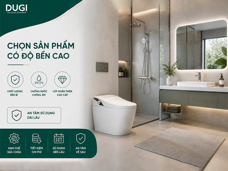 Chọn sản phẩm có độ bền cao