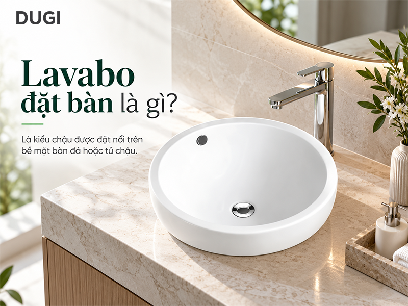 lavabo đặt bàn là gì