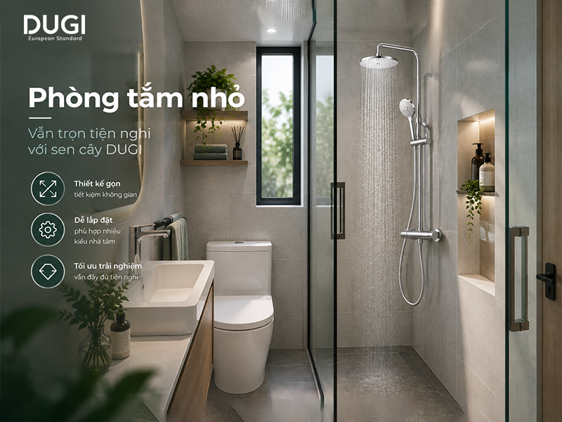 phòng tắm nhỏ